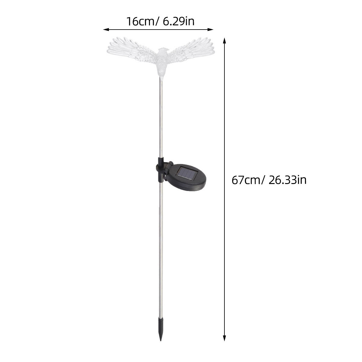 Waterproof Solar Lawn Lamp Bir - Pool Light Solar Rechargeable recension och pris