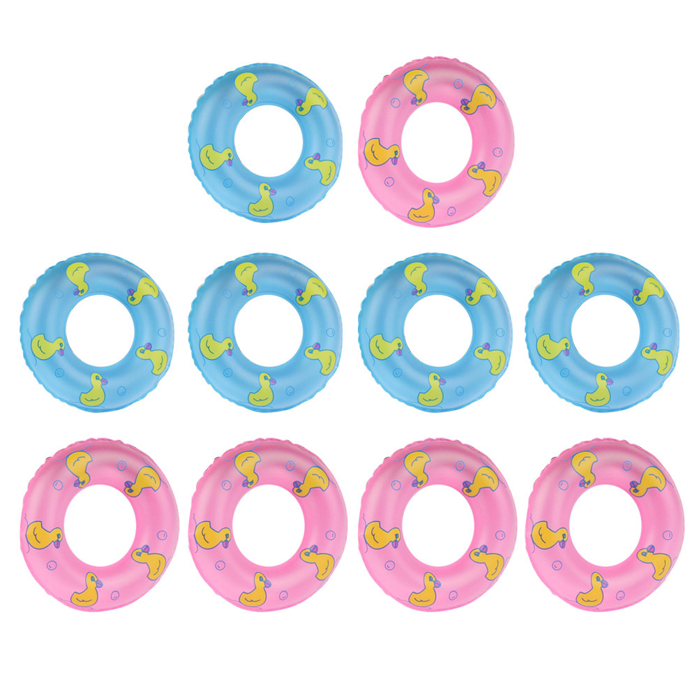 10Pcs Kids Swimming Ring Set P - Pool Float Ring Inflatable recension och pris