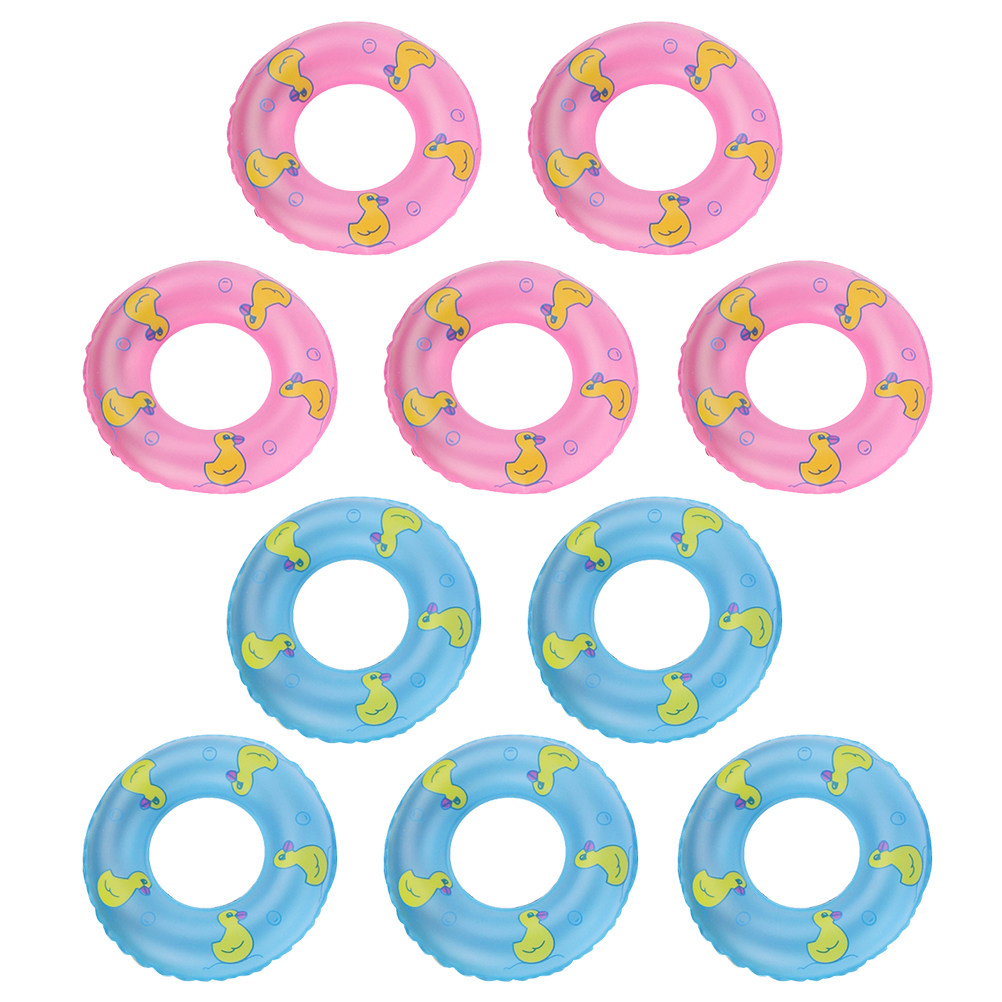 10Pcs Kids Swimming Ring Set P - Pool Float Ring Inflatable recension och pris