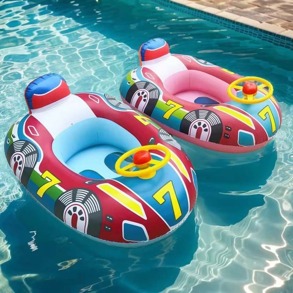 Baby Swimming Pool Float, Cute - Pool Float Ring Inflatable recension och pris