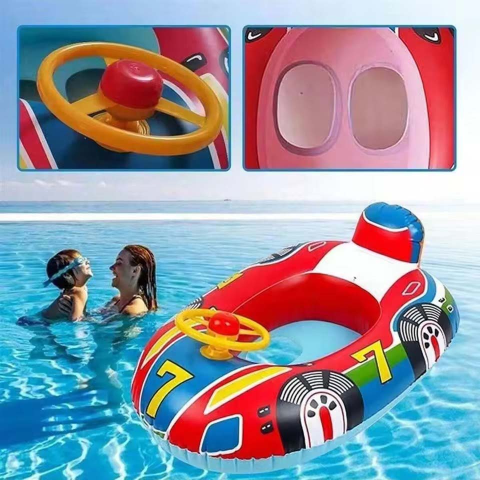 Baby Swimming Pool Float, Cute - Pool Float Ring Inflatable recension och pris