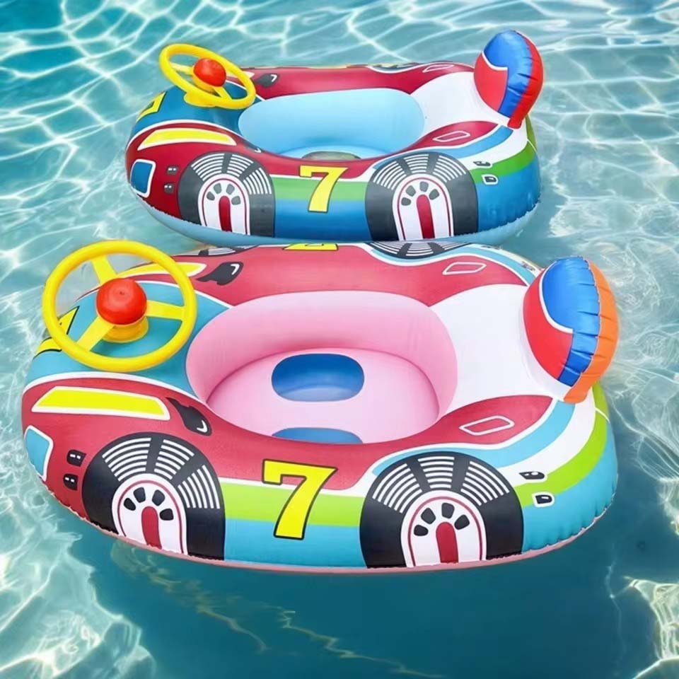 Baby Swimming Pool Float, Cute - Pool Float Ring Inflatable recension och pris