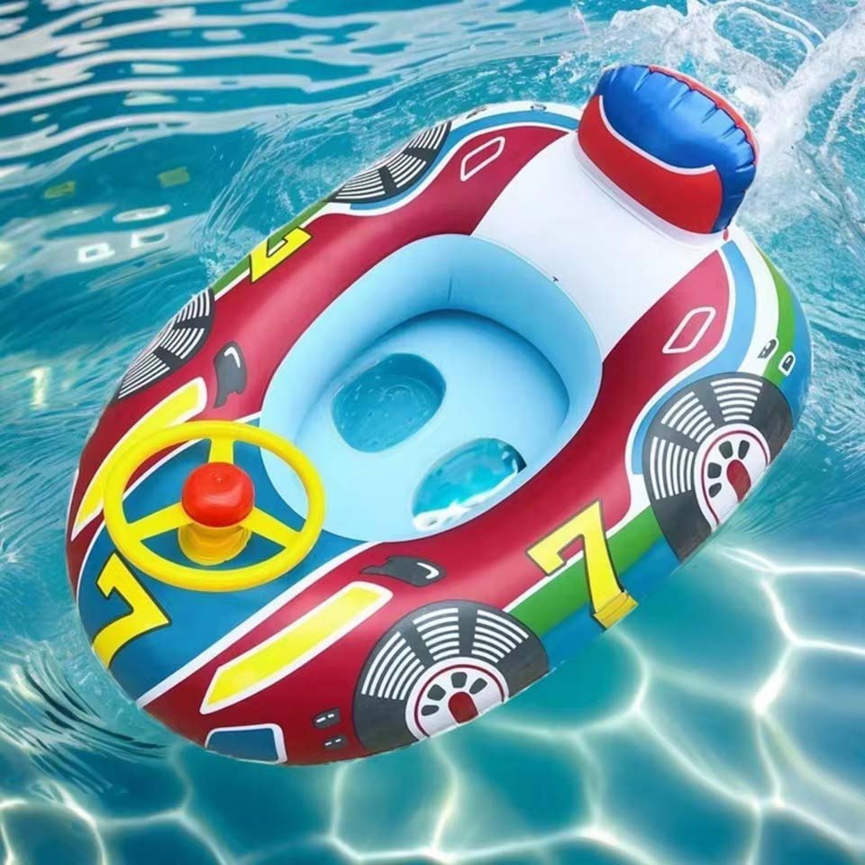 Baby Swimming Pool Float, Cute - Pool Float Ring Inflatable recension och pris