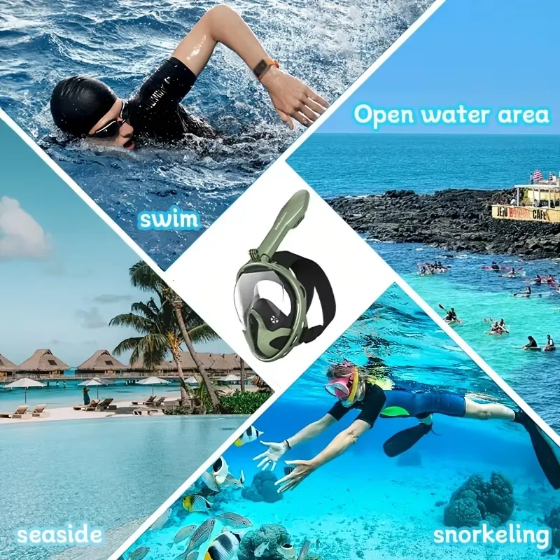 Adult Full Face Snorkel Mask 1 - Snorkel Mask Full Face recension och pris