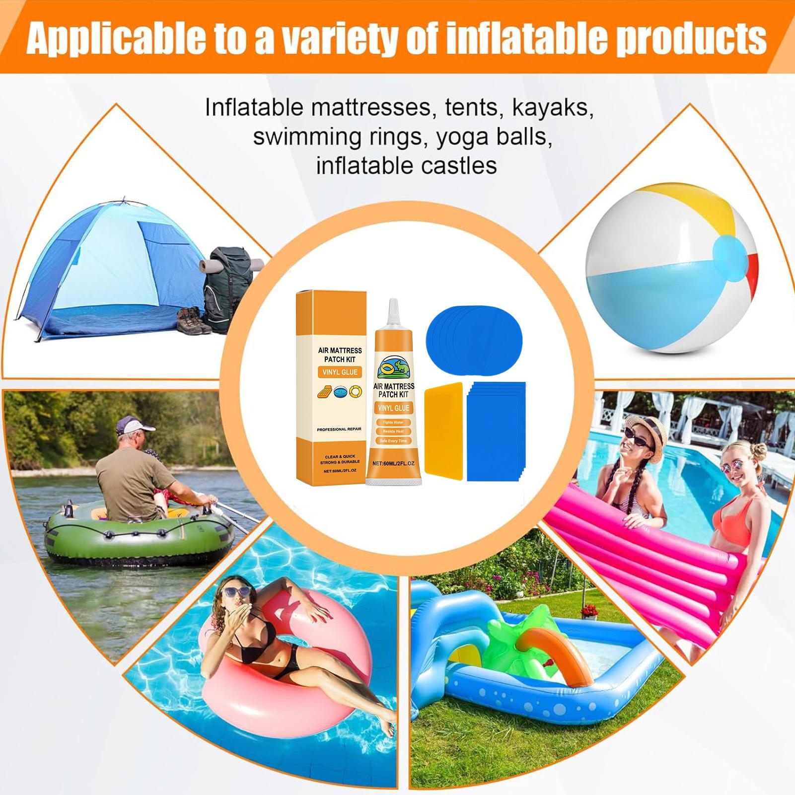Repair Patch Kit Vinyl Waterpr - Pool Lounger Inflatable recension och pris