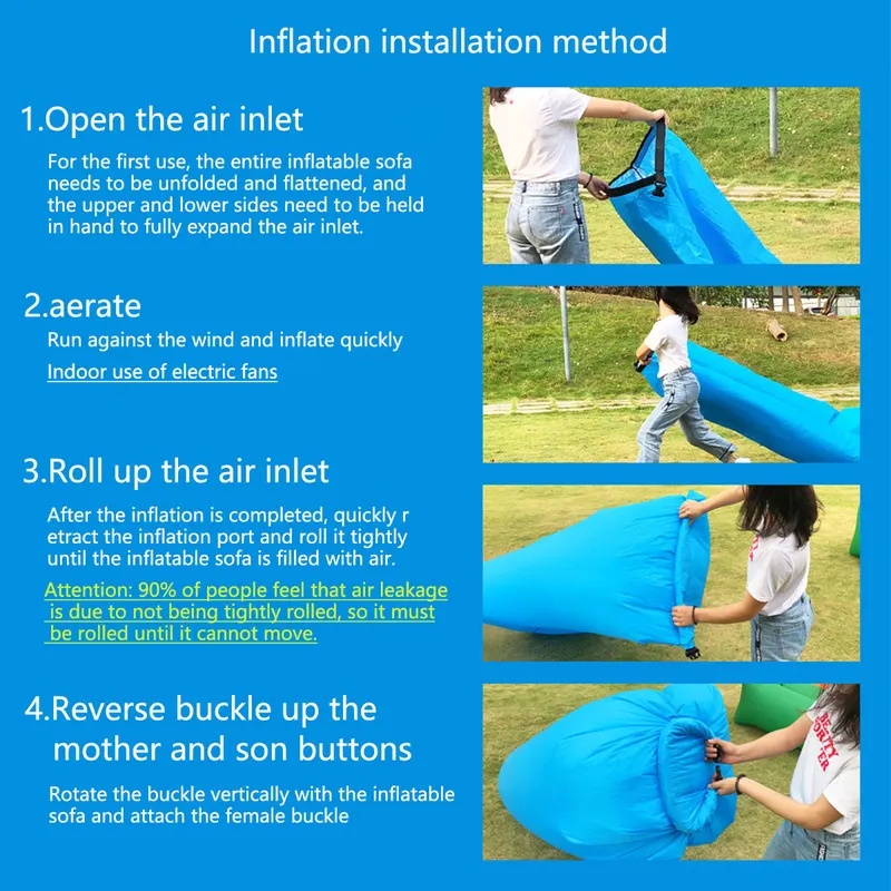 Portable Inflatable Air Sofa,  - Pool Lounger Inflatable recension och pris