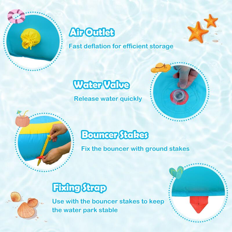 Inflatable Water Park Bounce H - Water Slide Inflatable recension och pris