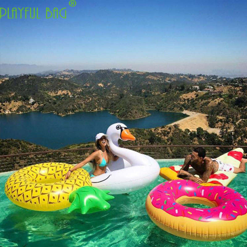 Inflatable Pineapple swimming  - Pool Float Ring Inflatable recension och pris