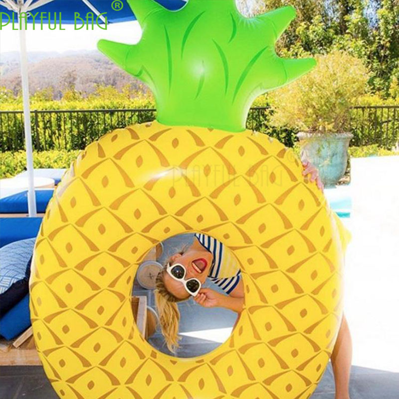 Inflatable Pineapple swimming  - Pool Float Ring Inflatable recension och pris