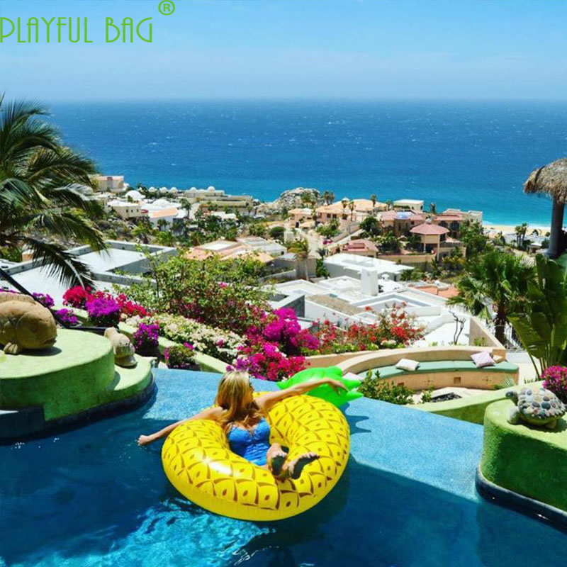Inflatable Pineapple swimming  - Pool Float Ring Inflatable recension och pris