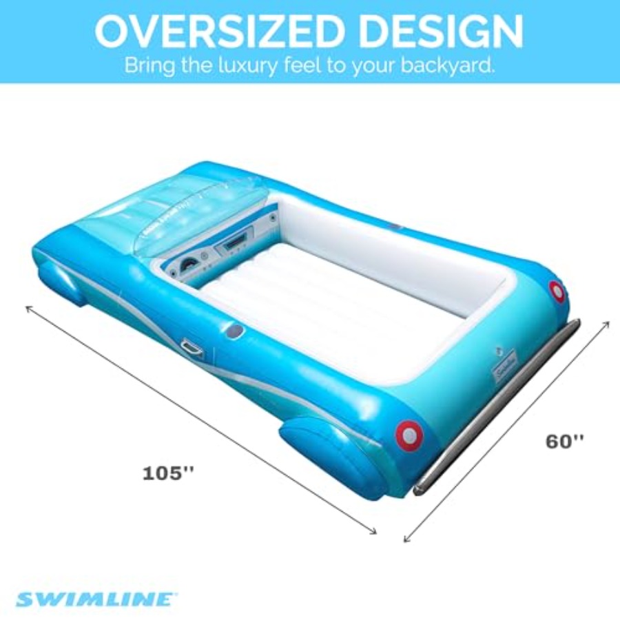 Inflatable Swimming Pool Float - Pool Lounger Inflatable recension och pris