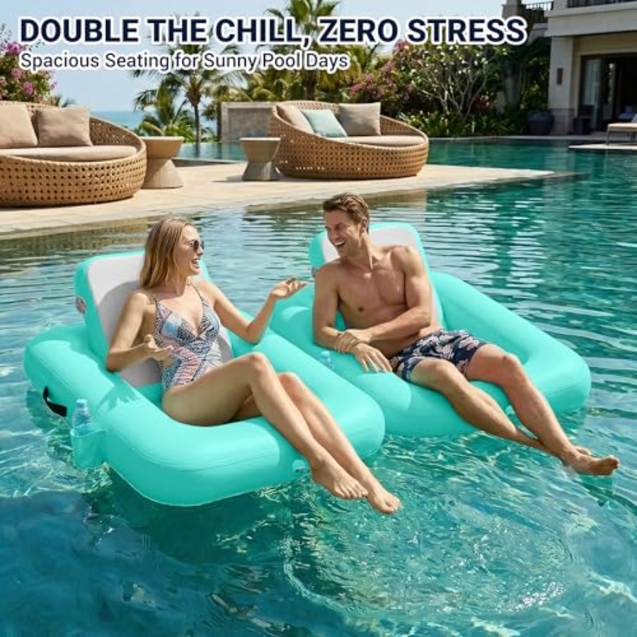 Floating Chairs with Backrest  - Pool Lounger Inflatable recension och pris