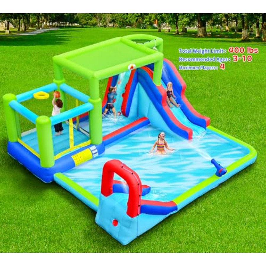 Inflatable Water Slide Water P - Water Slide Inflatable recension och pris