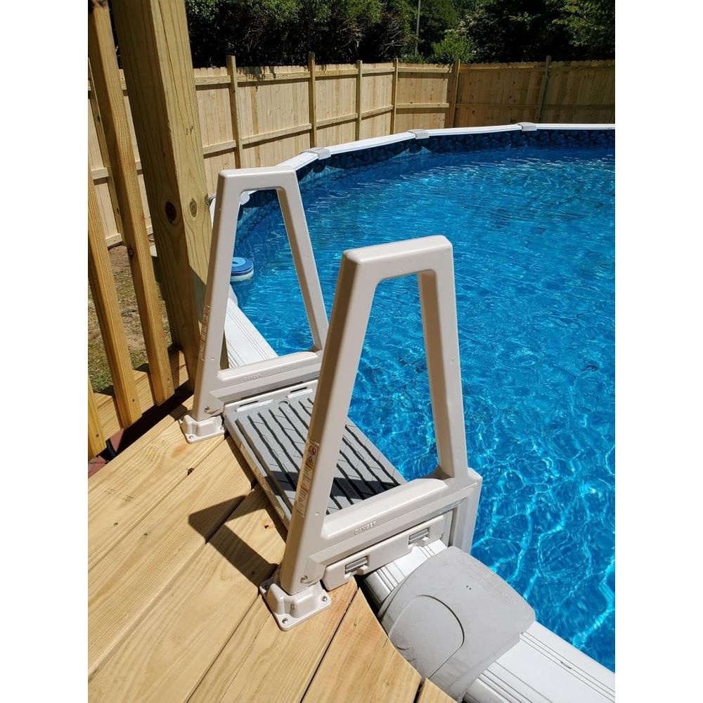 Adjustable Above Ground Pool L - Pool Ladder Above Ground recension och pris